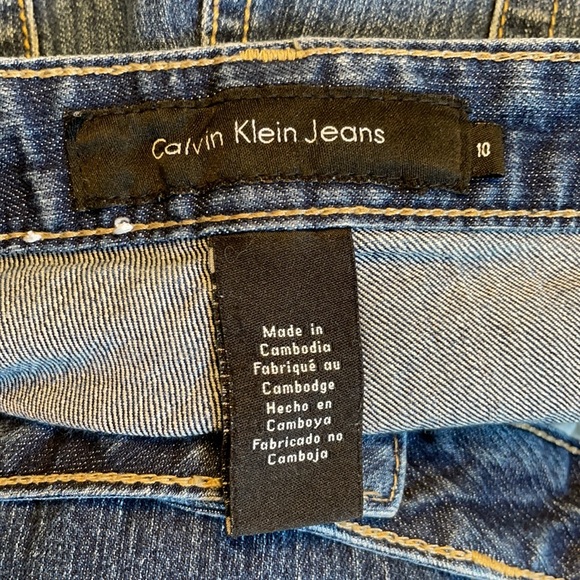 Calvin Klein Flare Leg Jeans Size 10 - Picture 8 of 12